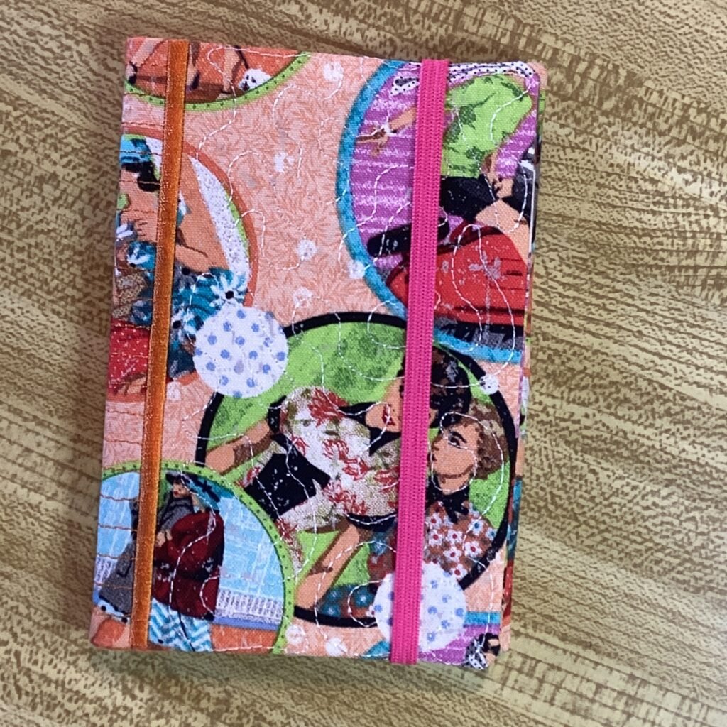Mini Orange Ladies notebook