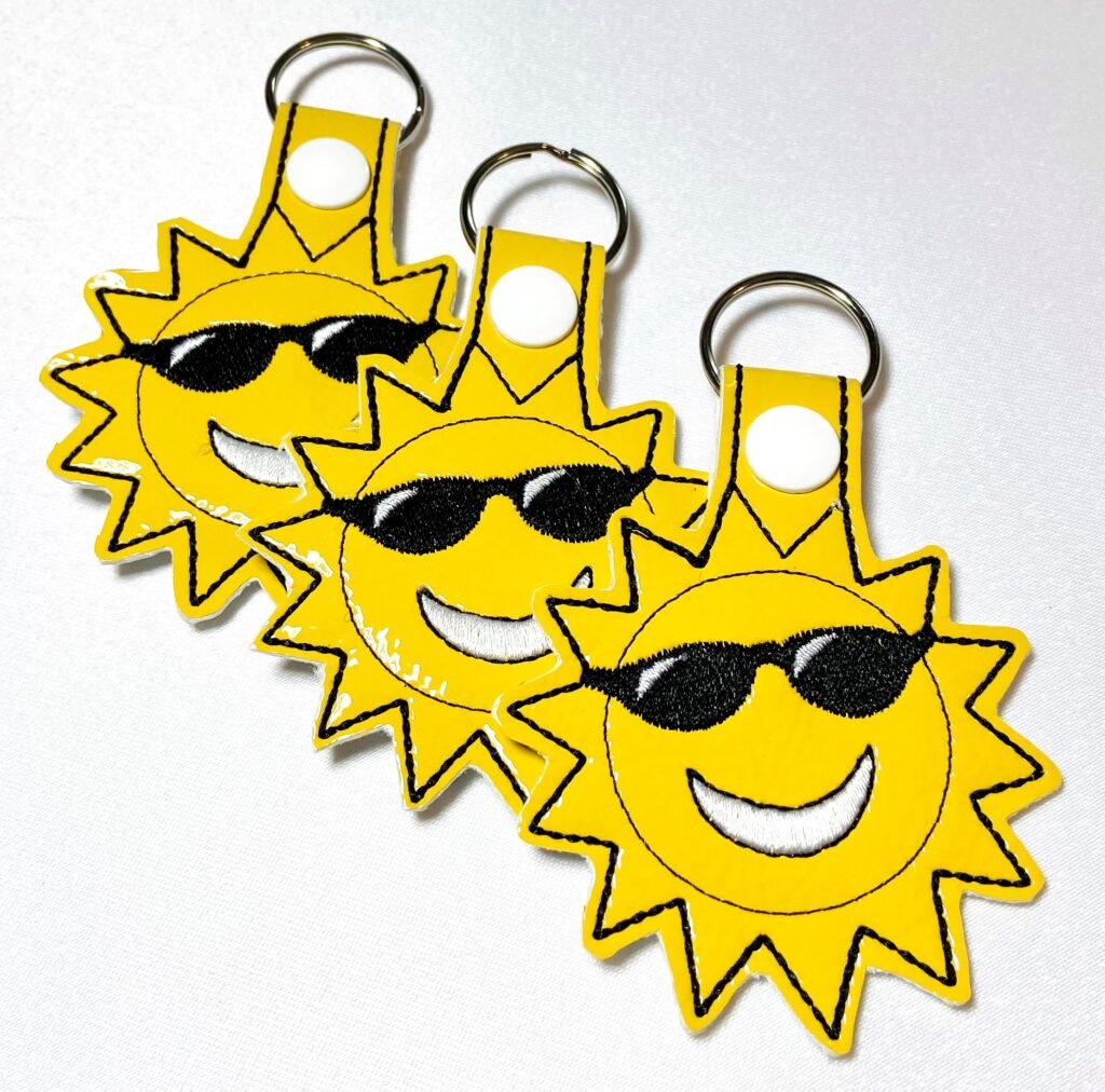 Smiling Sun Key Fob