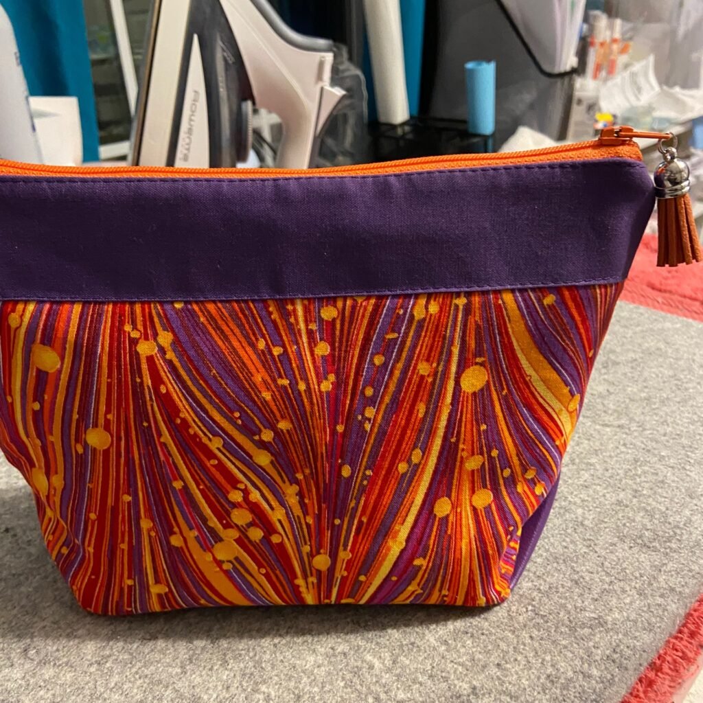 Top Trim Bag Orange Abstract