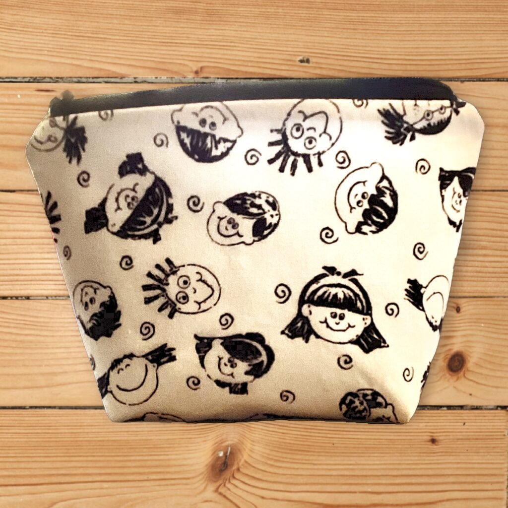 Faces Small Zip Bag