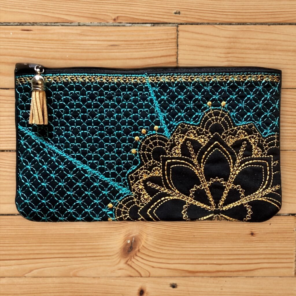 4x7 Mandala Zip Bag
