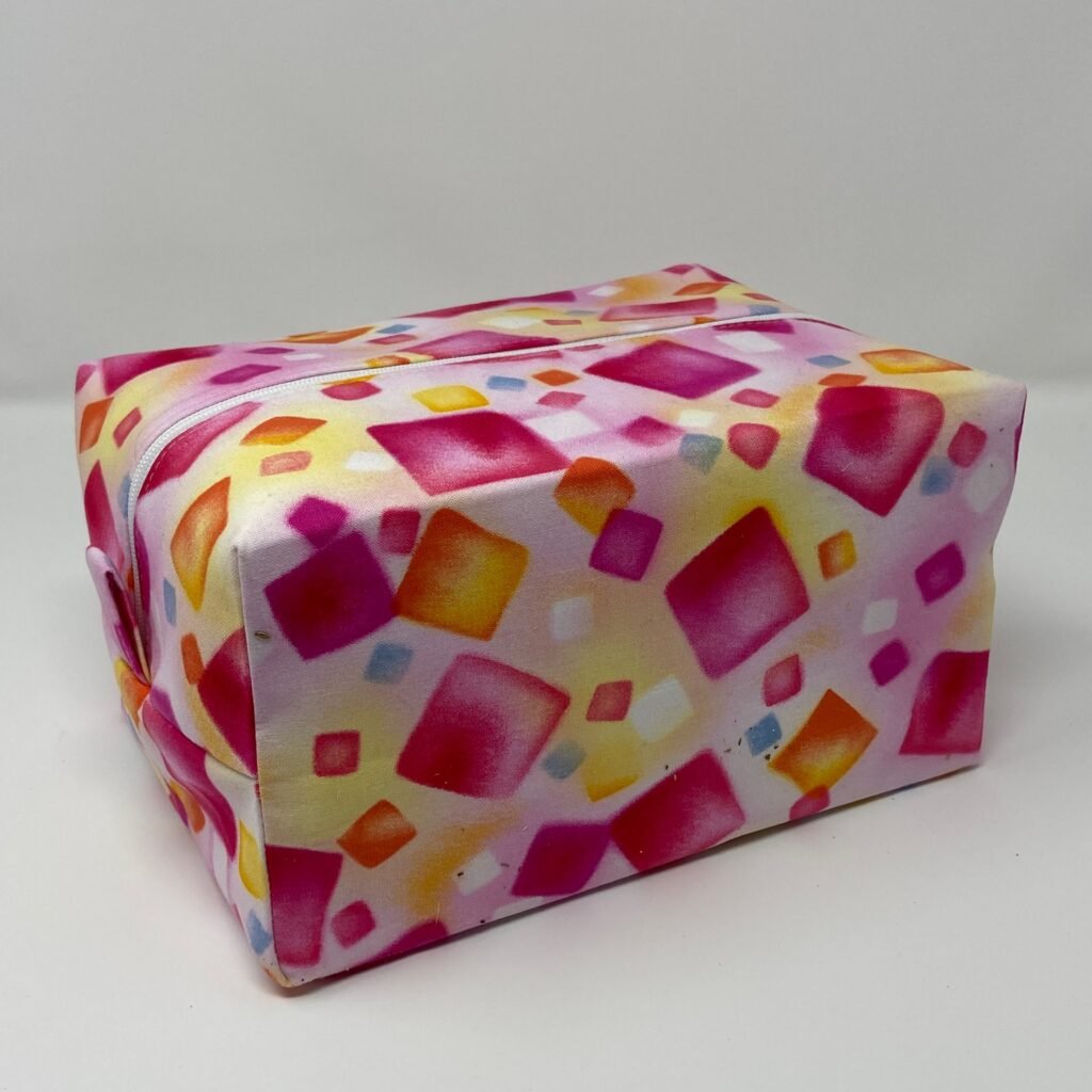 Boxy Bag Pink Squares
