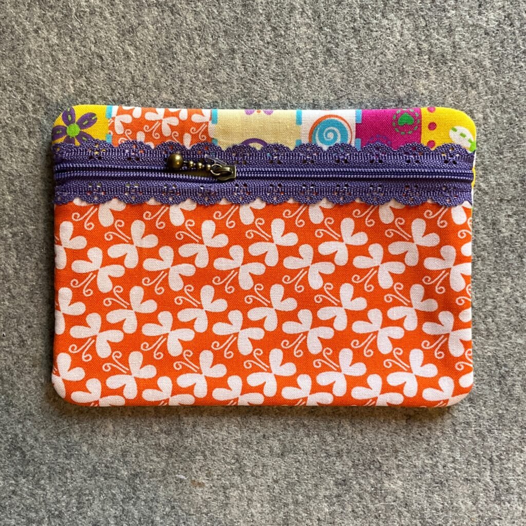 Orange butterflies/Purple