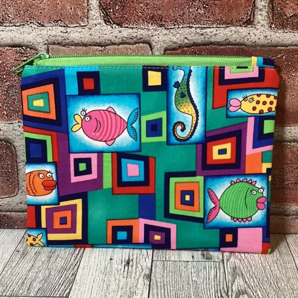 6x8 Under the Sea Zipper Bag
