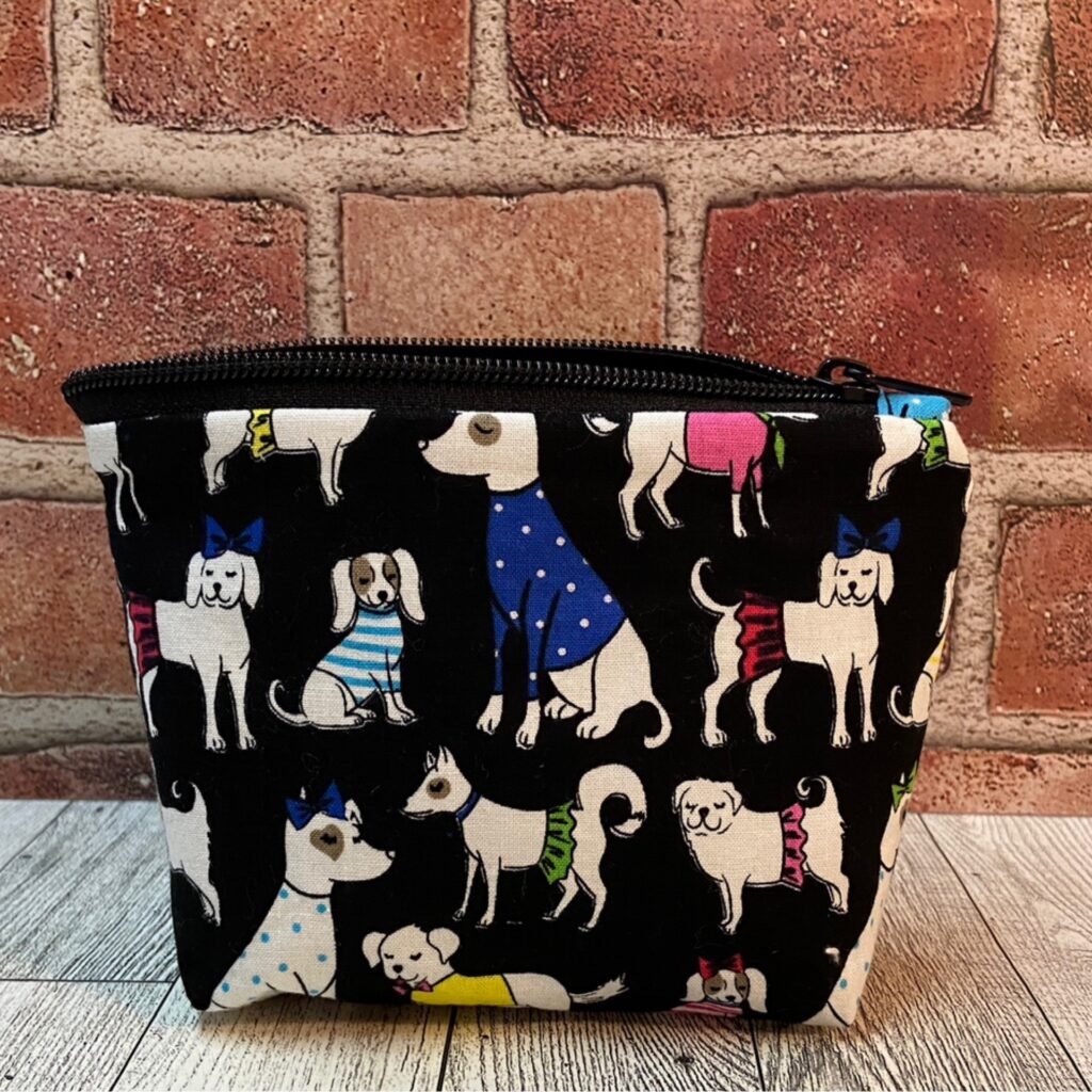 Small Zip Bag Dressed Up Dogs