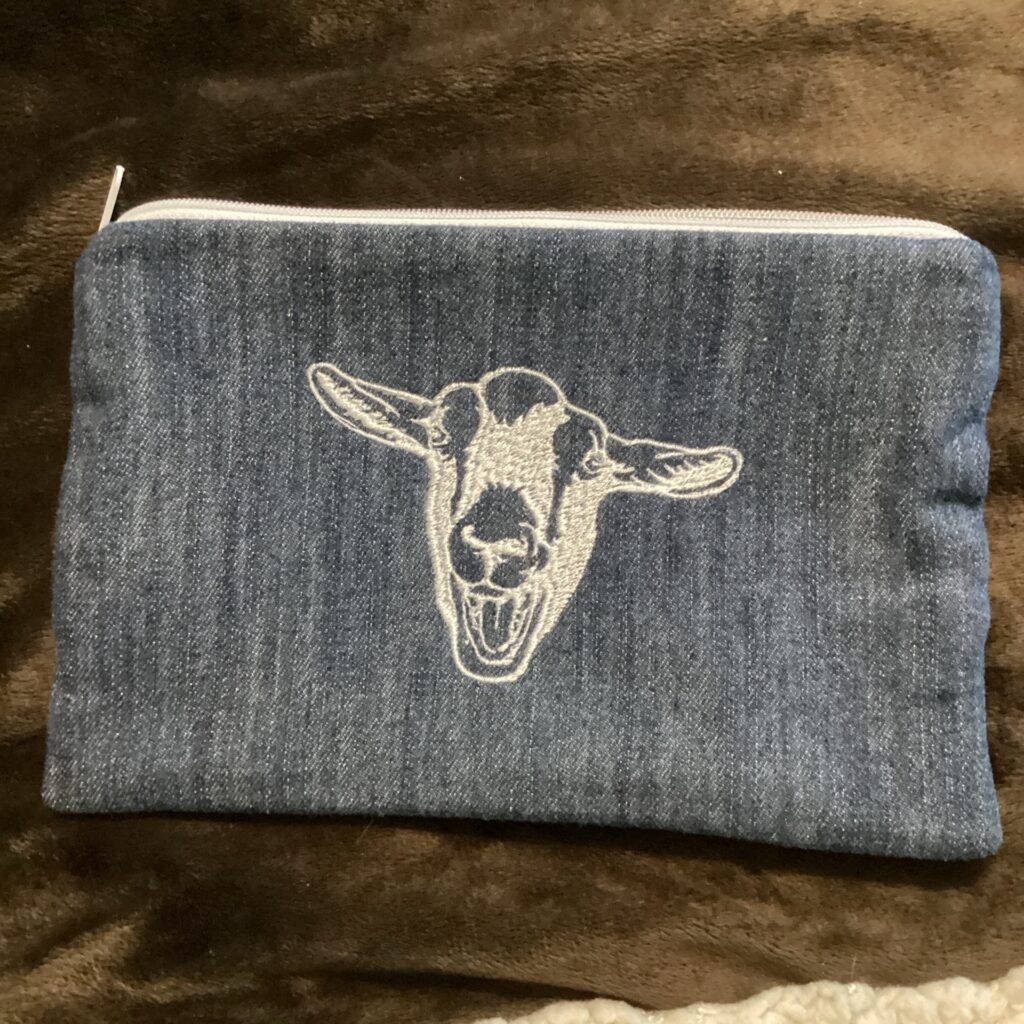 Zip Bag Smiling Goat
