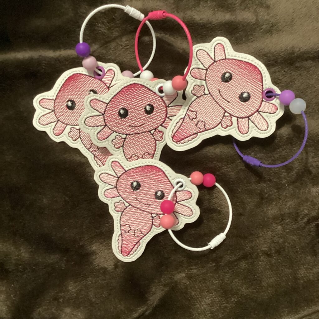 Bag Tag Axolotl