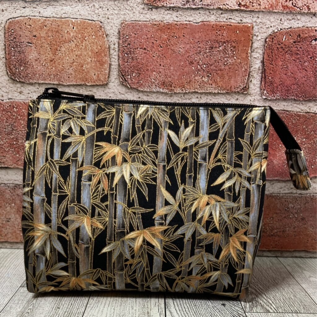 Small Wide Open Pouch Bamboo