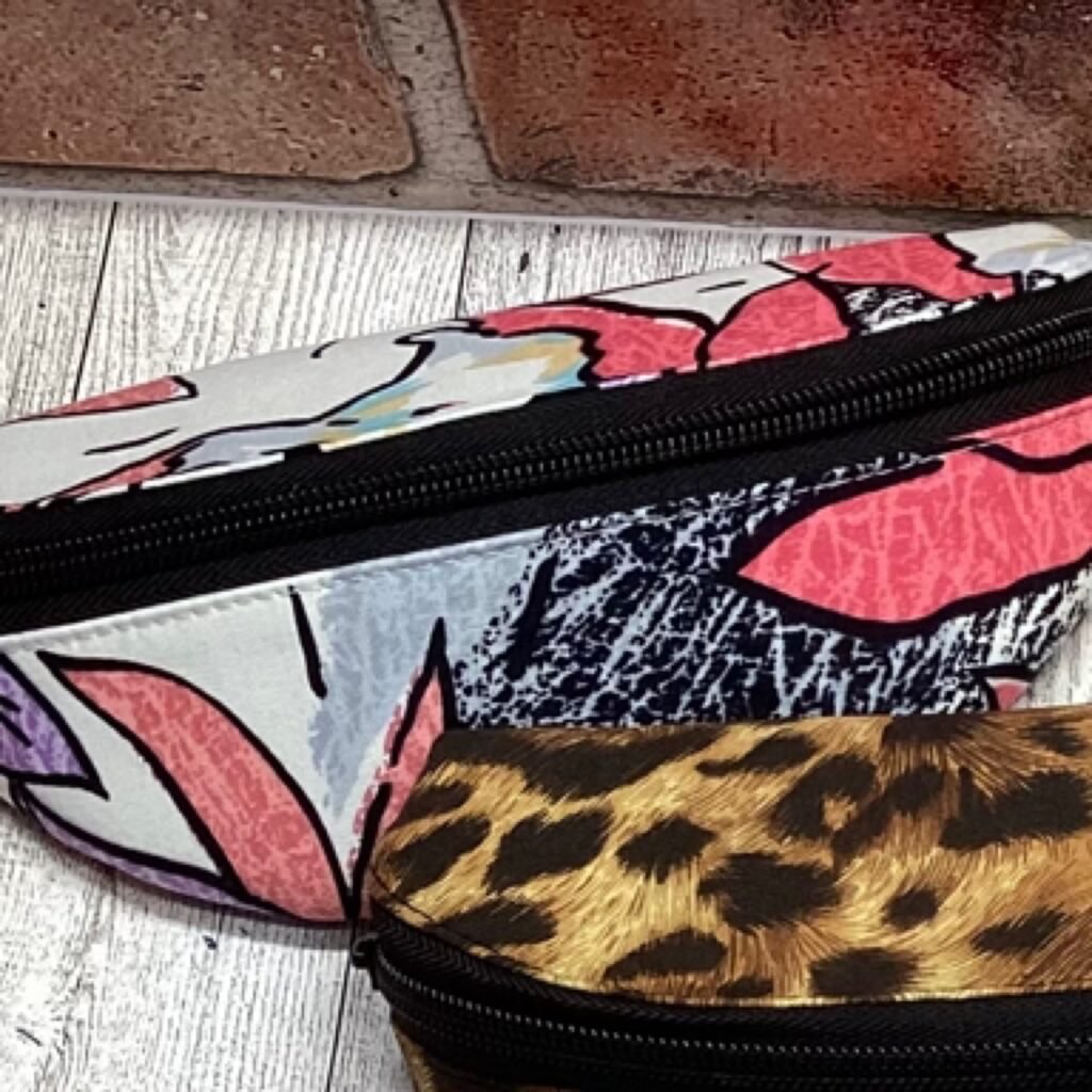 Sunglasses Case Coral Abstract