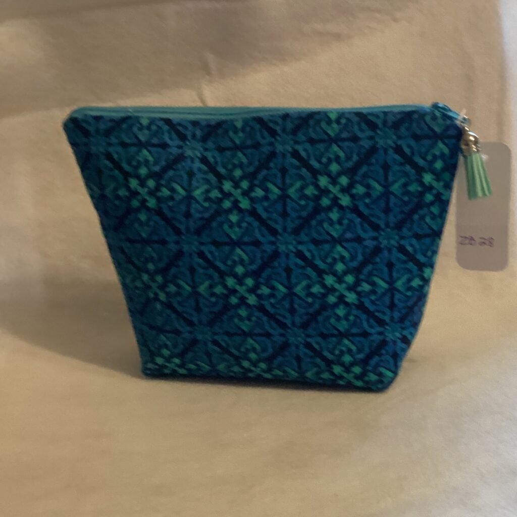 Teal and blue