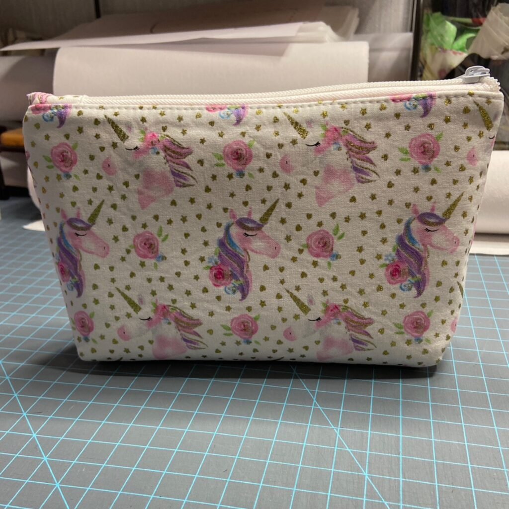 Large Zip Bag Unicorns