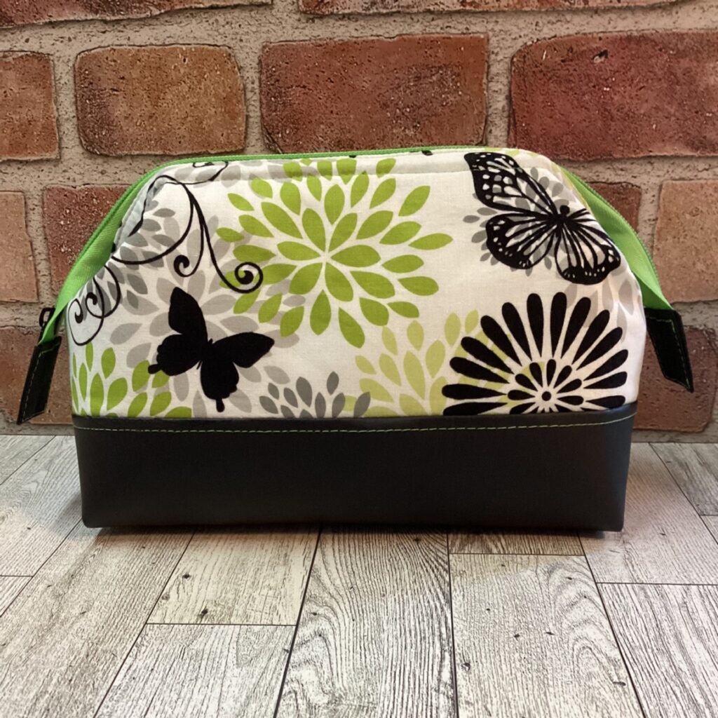 Trifecta Black Bottom Green Butterflies