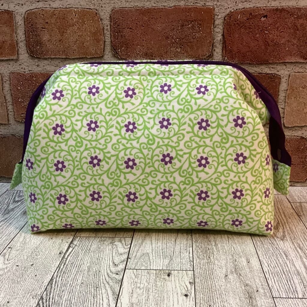 Trifecta Green and Purple Flowers