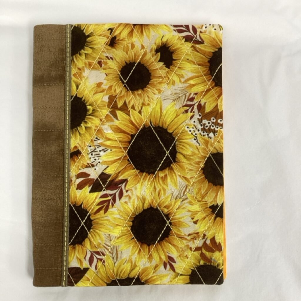 5x7 Tan Sunflowers Notebook