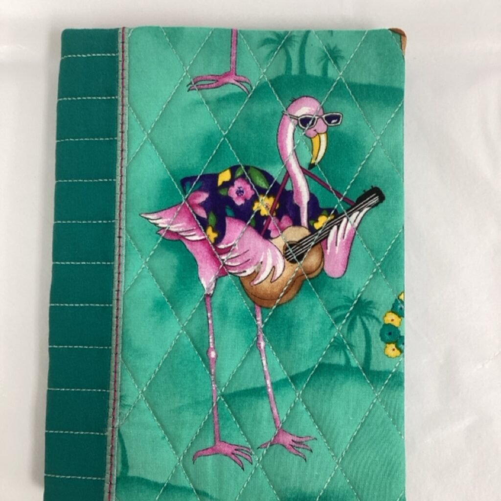 5x7 Flamingo Guitar Notebook