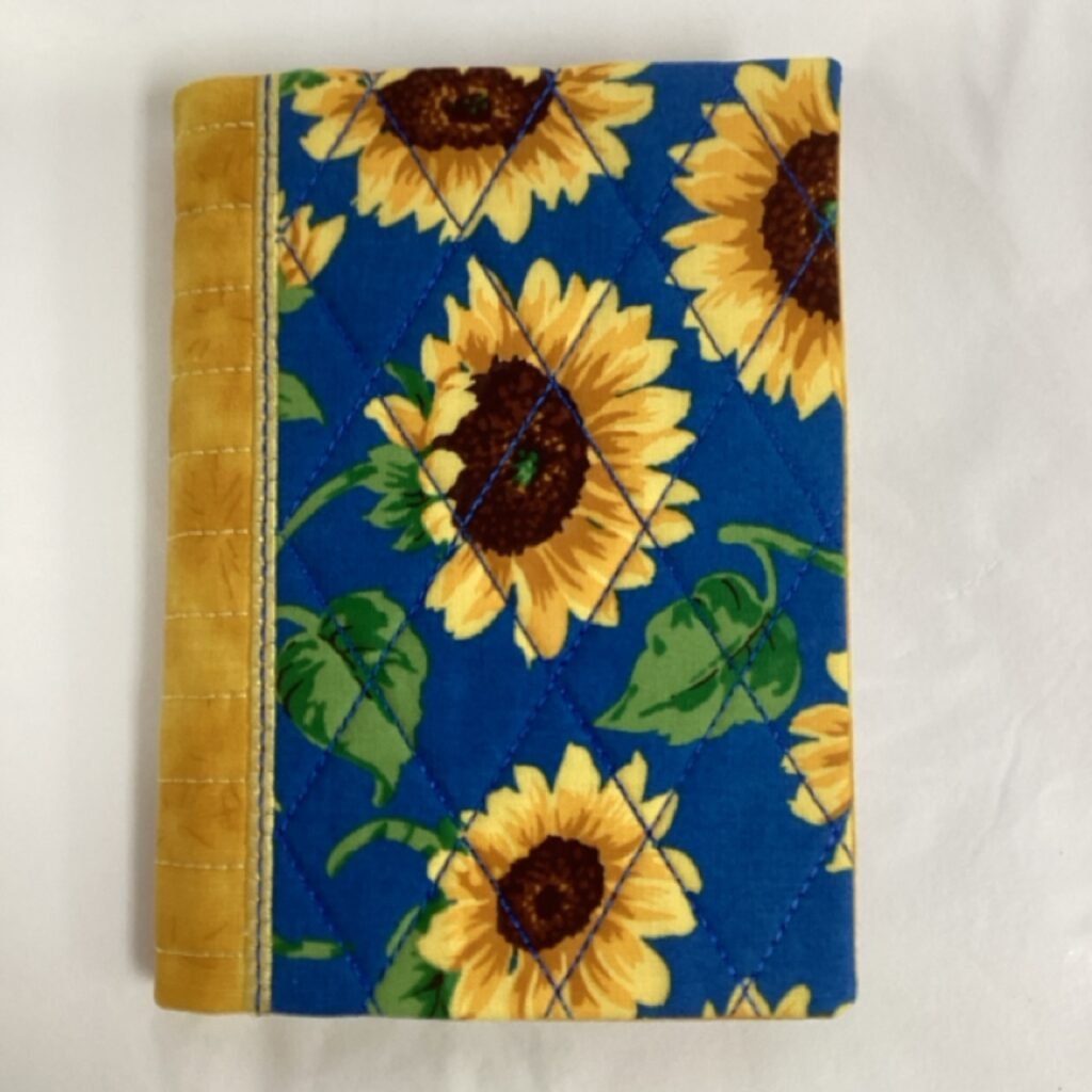 4x6 Blue Sunflowers Notebook