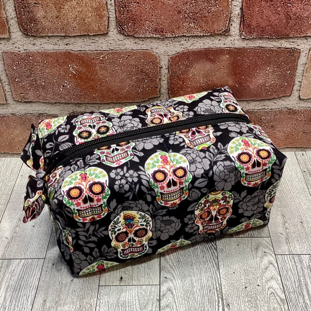 Quilted Boxy Bag DOD Black &Gray