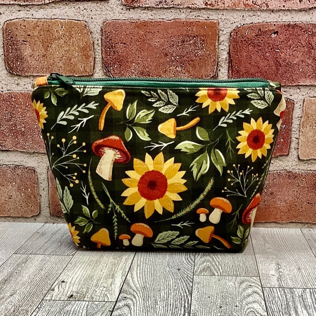 Large Zip Bag Green Fall