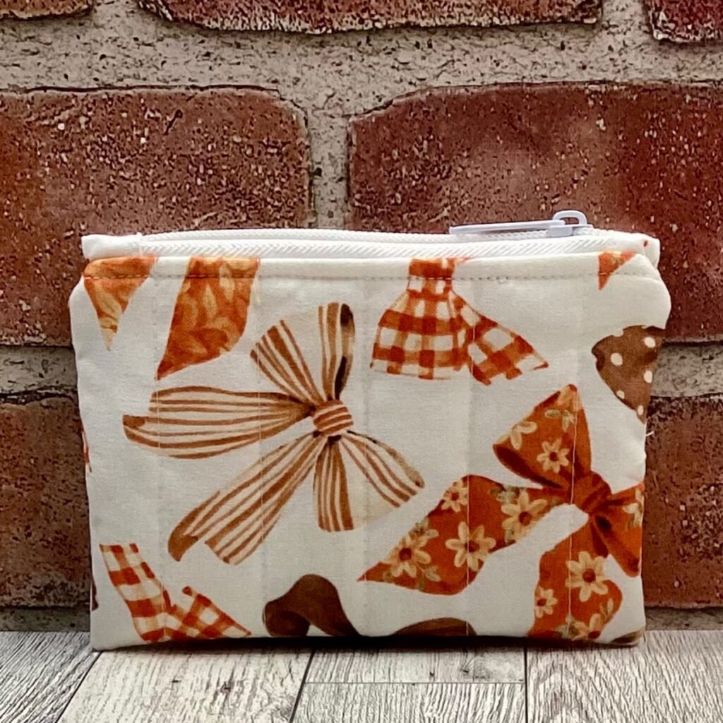 Mini Zip Bag Fall Bows
