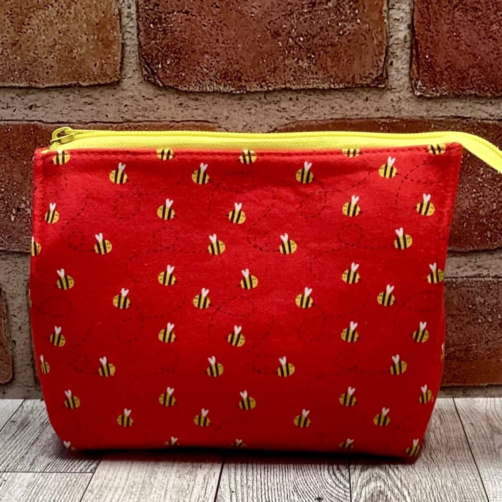 Wide Open Pouch Red Bees