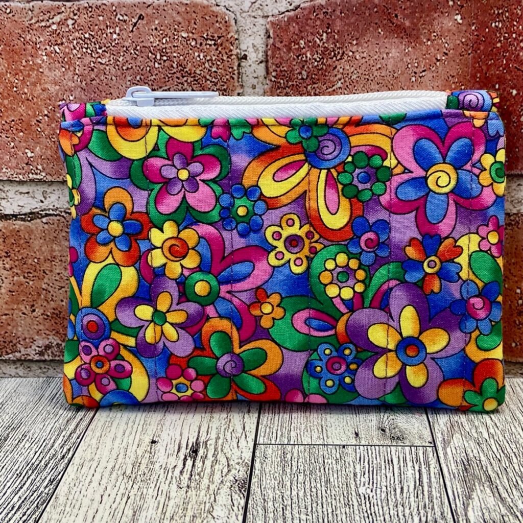 Mini Zip Bag Bright Pop Flowers